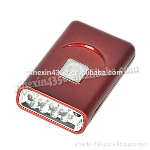 BORUIT 3pcs LED USB Rechargable Sensor Switch LED Cap Light